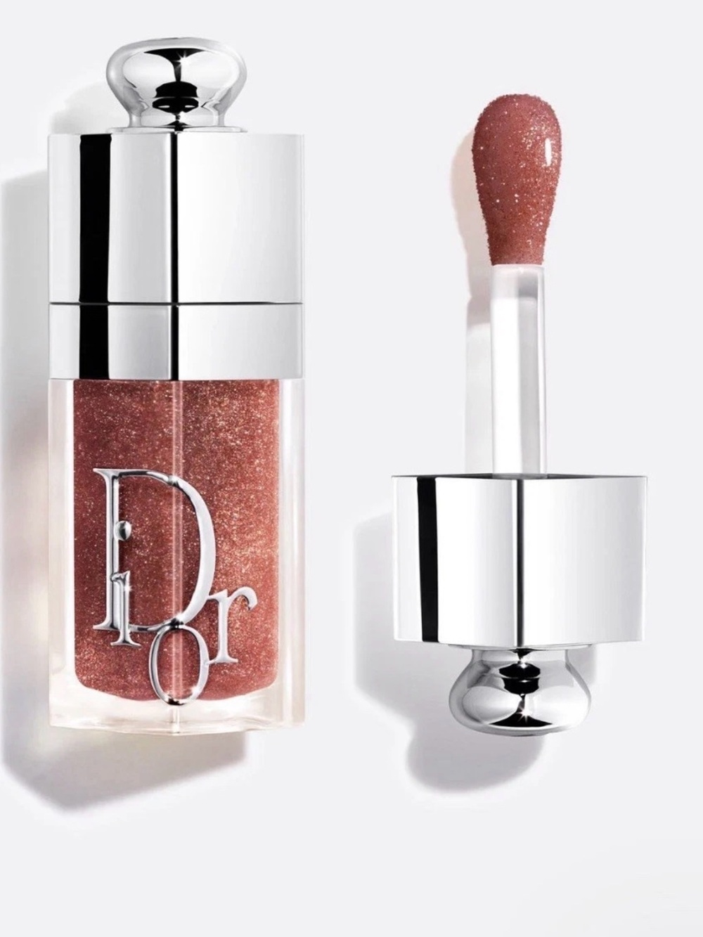 NIB DIOR ADDICT Lip Glow Oil Gloss Intense Hydration 088 MOCHA SPARKLY $42